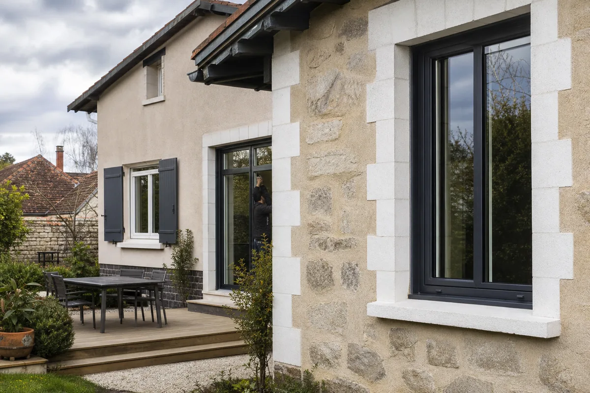 Fenêtres à Couzeix : classement AEV et étanchéité à l'air