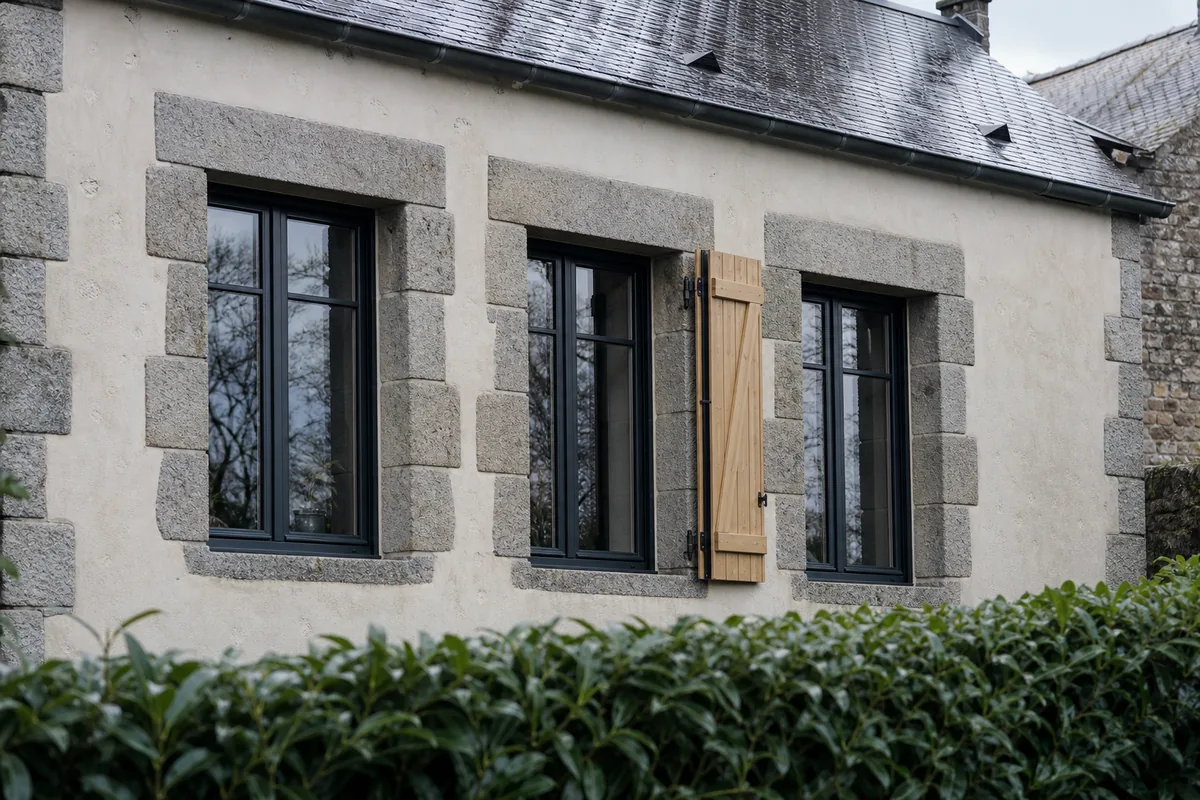 Menuiserie alu à Limoges : profilés fins et rupture thermique